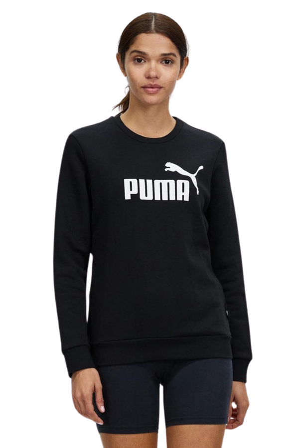 Puma Ess Logo Kadın Siyah Sweatshirt 58678601 - Image 1