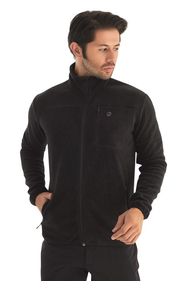 Crozwise Tam Fermuarlı Polar Erkek Sweatshirt 6037-0001 - Image 1