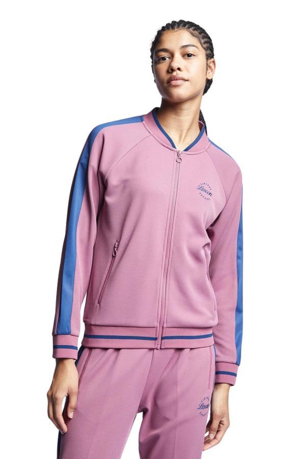 Lescon Fermuarlı  Kadın Mürdüm Spor Sweatshirt 22n-2109 - Image 1