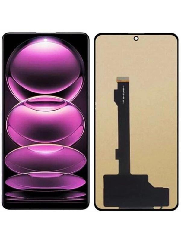 Xiaomi Uyumlu POCO X5 Pro Lcd Ekran Dokunmatik Siyah Çıtasız TFT Kalite - Image 1