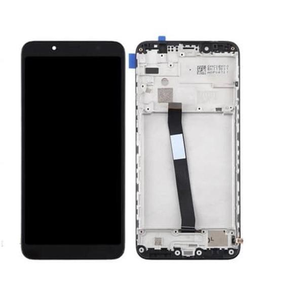 Xiaomi Uyumlu Redmi 7A Lcd Ekran Dokunmatik Siyah Çıtalı - Image 1