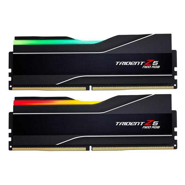 G.Skill Trident Z5 Neo RGB F5-6000J3444F64GX2-TZ5NR 128GB (2x64GB) DDR5 6000MHz CL34 Masaüstü Bellek - Image 1