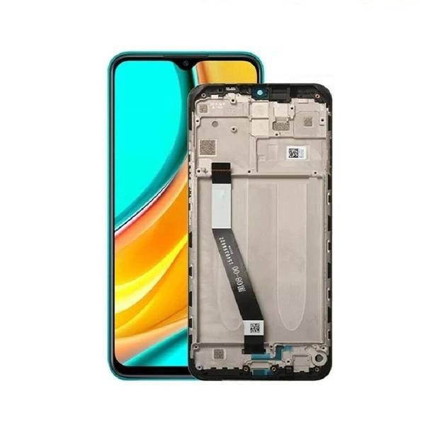 Xiaomi Uyumlu Redmi 9 Lcd Ekran Dokunmatik Siyah Çıtalı - Image 1