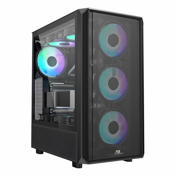 Powerboost PB-P3602BB 850W 80+ Bronz USB 3.2 ARGB ATX Mid Tower Siyah Kasa - Image 1