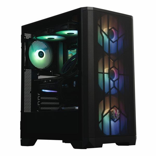 BitFenix Nova Mesh SE TG 1200W 80+ Altın USB 3.2 ARGB ATX Mid Tower Siyah Kasa - Image 1