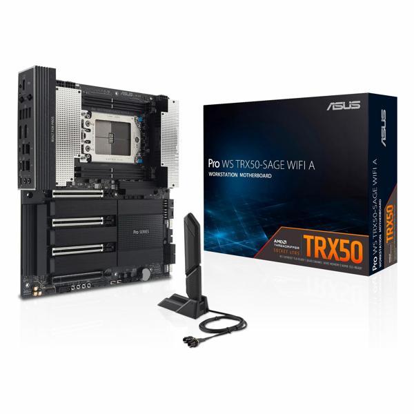 Asus Pro WS TRX50-Sage WiFi A DDR5 (6400MHz)OC M.2 USB-C PCIe 5.0 TR5 CEB Anakart - Image 1