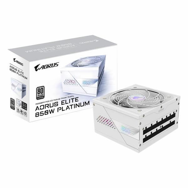 Gigabyte Aorus Elite AE850PM Ice 850W 80+ Platin Modüler Güç Kaynağı - Image 1