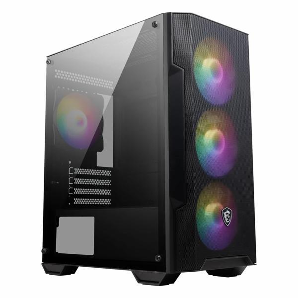 MSI MAG Forge M100A 500W USB 3.2 RGB mATX Mid Tower Siyah Kasa - Image 1