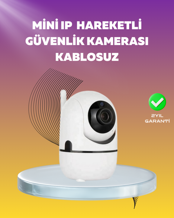 1080P WiFi Akıllı Güvenlik Kamerası – Pan & Tilt, Hareket Takip ve İki Yönlü Ses - Image 1