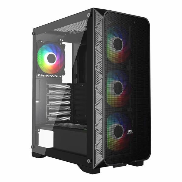 PowerBoost PB-PS5846B 600W 80+ USB 3.2 LED ATX Mid Tower Siyah Kasa - Image 1