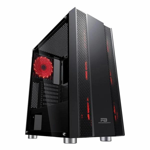 PowerBoost VK-G3403S 650W 80+ USB 3.2 LED ATX Mid Tower Siyah Kasa - Image 1