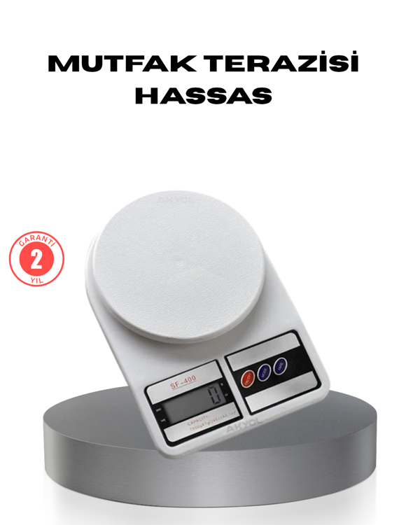 Hassas Dijital Mutfak Tartısı – 1g Doğruluk, LCD Ekran, Otomatik Kapanma - Image 1
