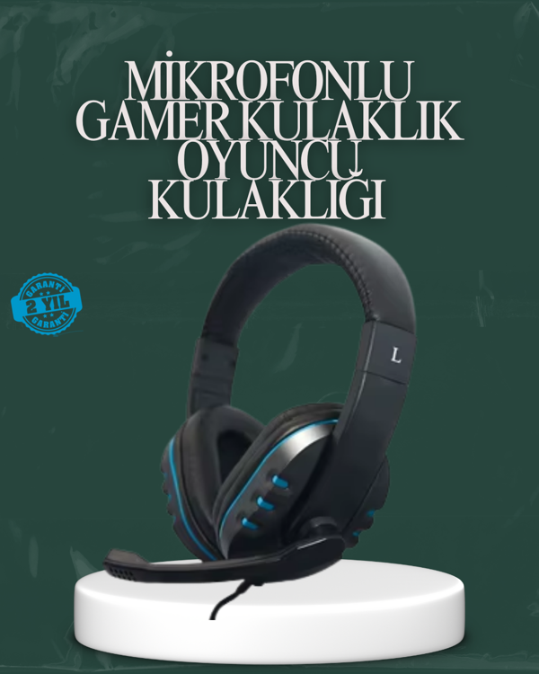 Kablolu Gaming Headset – Net Ses Ayrımı ve Ayarlanabilir Konfor - Image 1
