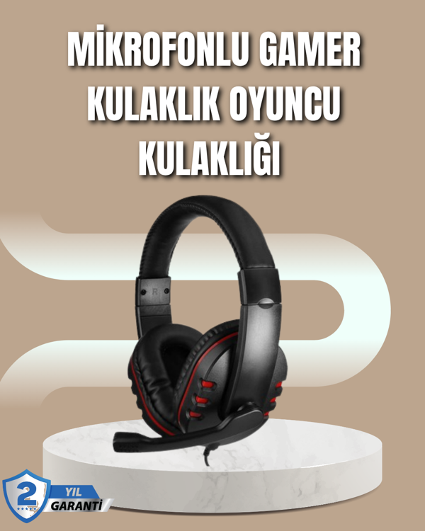 Mikrofonlu Oyun Kulaklığı – Mavi Işıklı, Uzun Süre Konforlu Kullanım - Image 1