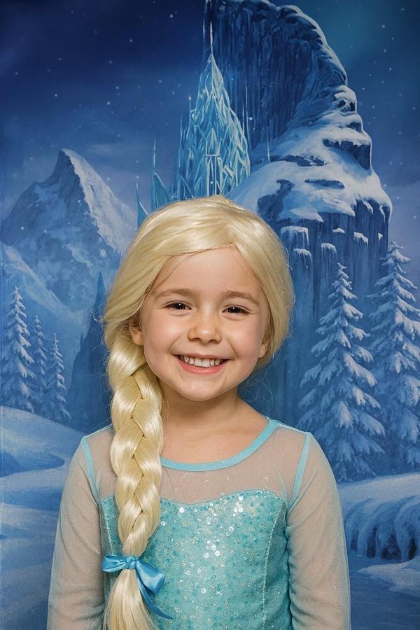 Frozen Elsa Uzun Sarı Örgü Takma Peruk – Kostüm Partisi ve Rol Oyunları İçin Uyumlu - Image 1