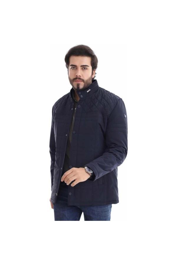 Sivaist Lacivert Erkek Classic Kaban Mont (Nw21565) - Image 1