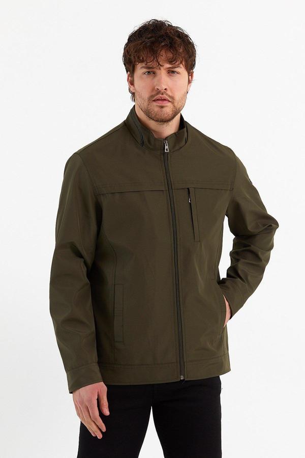 Sivaist Yeni Sezon Erkek Yeşil İki İç Cepli Su Ve Rüzgar Geçirmez Mevsimlik&Yazlık Mont - Image 1