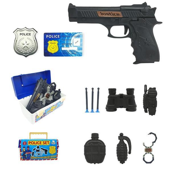 Çantalı Polis Seti 11 Parça - KS-851 - Image 1