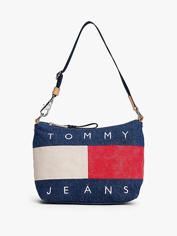 Tommy Hilfiger TJW Arşiv Denim Omuz Kadın Mavi Omuz Çantası AW0AW182131AF - Image 1