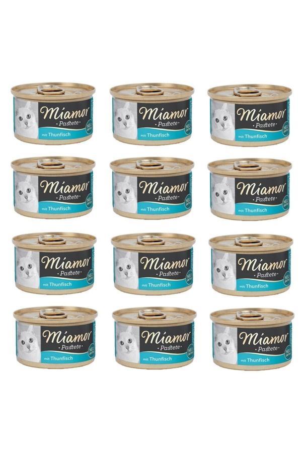 Miamor Kıyılmış Kedi Konserve Ton Balıklı 85 Gr. X 12 Adet - Image 1