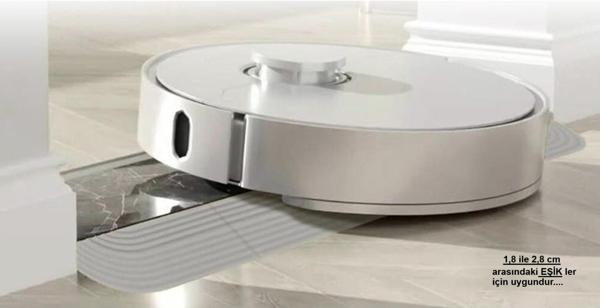 3YK.3d 1,8 cm x 68 cm KAPI EŞİK RAMPASI (( GRİ )) Tüm Robot Süpürge ve Tekerlekli sandalye'ler için... - Image 1