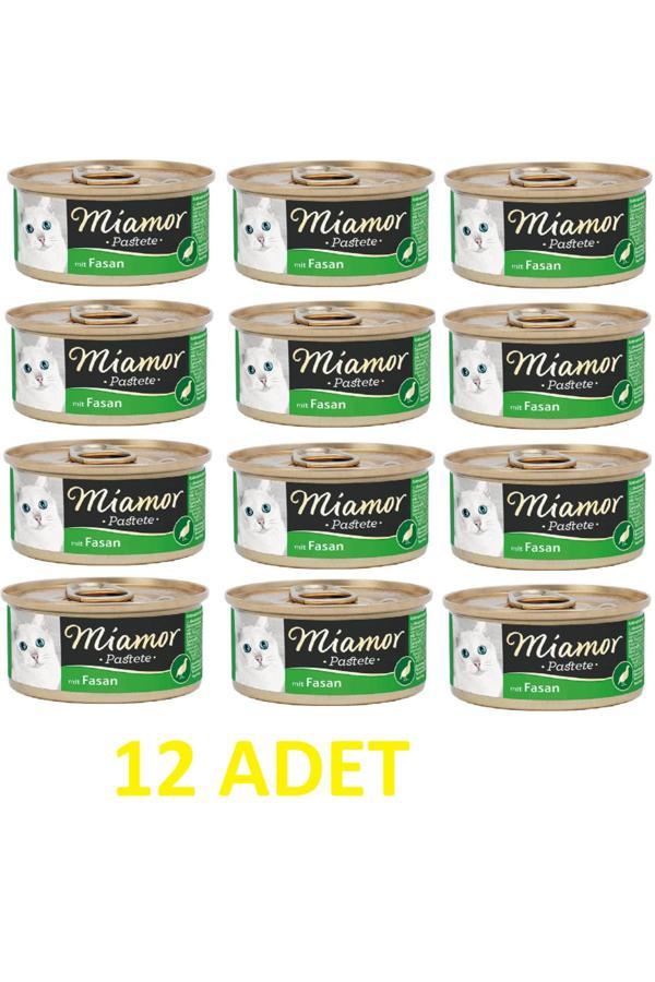 Miamor Pastete Sülünlü 85 Gr Yetişkin Kedi Konserve Maması Yaş Mama ( 12 Adet ) - Image 1