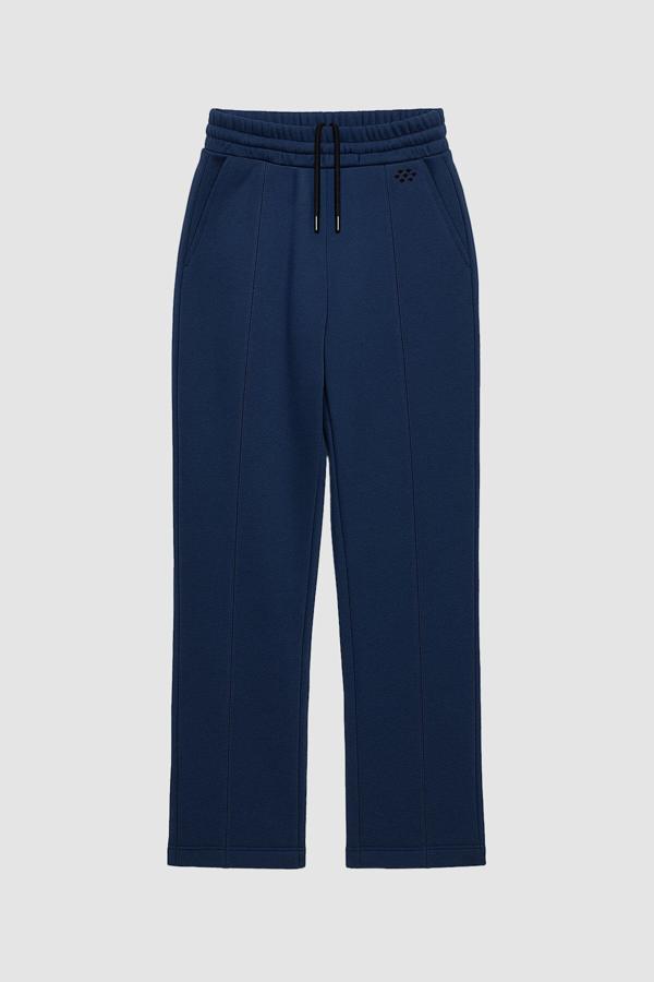 Parlament Geniş Paça Ön Dikiş Detaylı Battal Büyük Beden Kadın Eşofman Altı - 94654 - Image 1