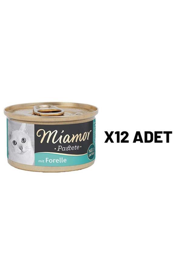 Miamor Mıamor Pastete Kedi Alabalıklı 85 Gr X 12 Adet - Image 1