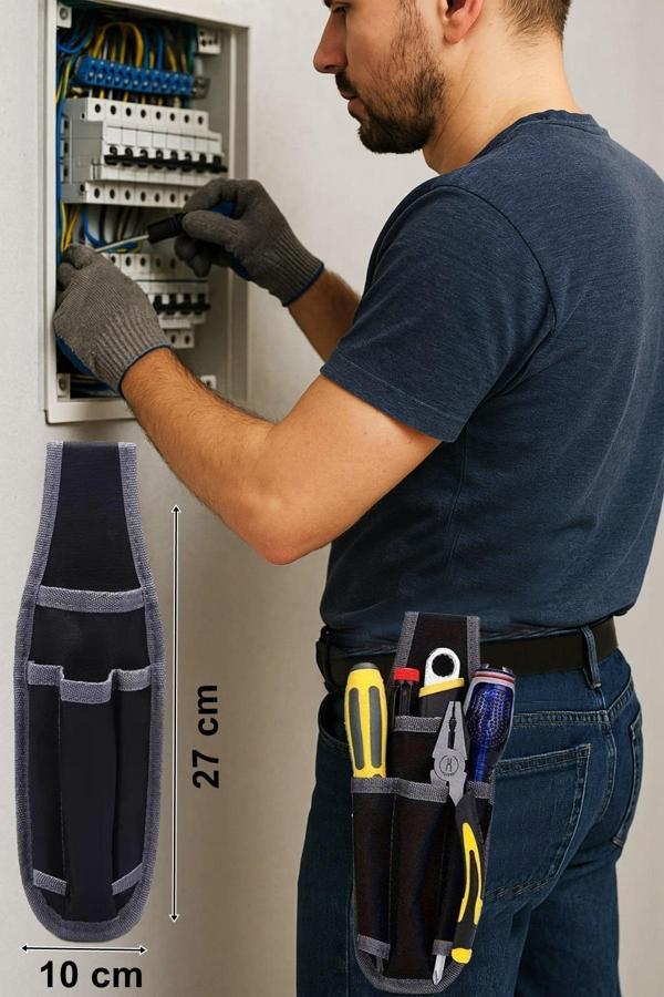 Hırdavat Çantası Bel Takım Çantası İnşaat İşçileri,Elektrikçiler,Teknisyenler,Ustalara Özel Tasarım - Image 1