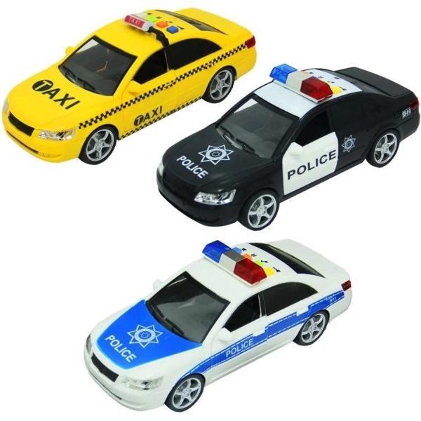 BFS   Sunman 1:16 Sesli Işıklı Polis ve Taksi - Image 1