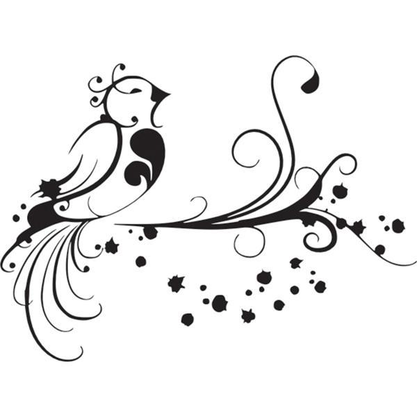 AĞAÇ VE GÜL RESİMLERİ FOLYO STİCKER 90 cm uzunluk - Image 1