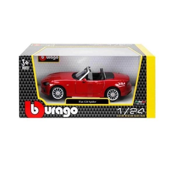 BFS   21083 Burago 1:24 Fiat 124 Spider Model Araba - Image 1