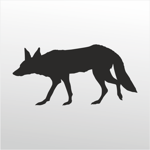 Folyo Sticker Tilki 20cm uzunluk - Image 1