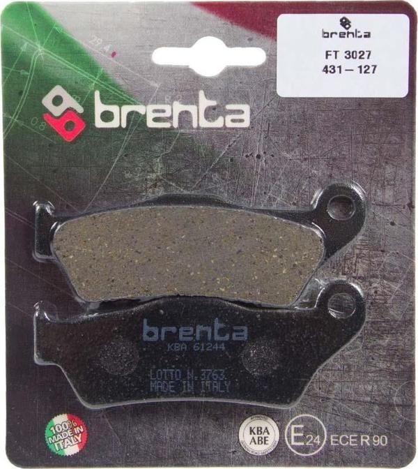 Brenta 431-127 2022-2023 Ducati Multistrada V2 Uyumlu Arka Fren Balatası Organik Balata - Image 1
