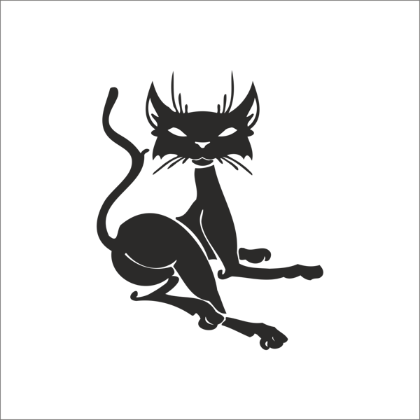 KEDİ FOLYO STİCKER 200cm Uzunluk - Image 1