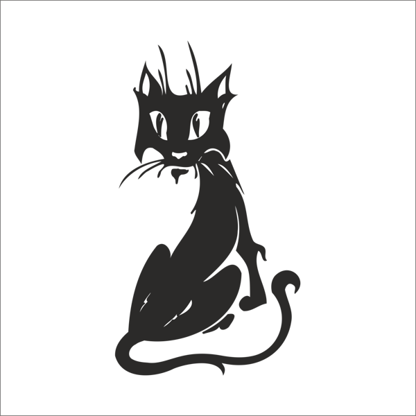 KEDİ FOLYO STİCKER 200cm Uzunluk - Image 1