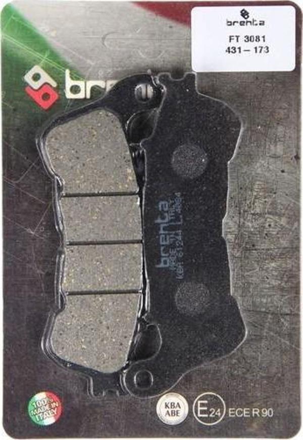 Brenta 431-173 2012-2018 Honda VFR 1200 X CrossTourer Uyumlu Ön Fren Balatası Organik Balata - Image 1