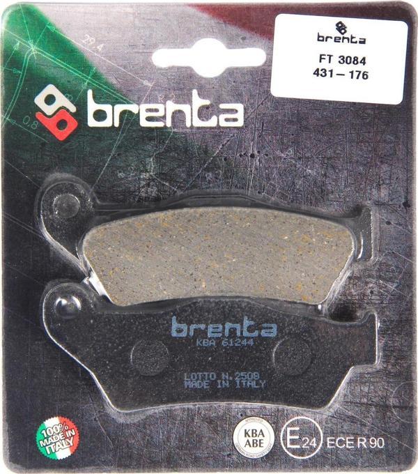 Brenta 431-176 2004-2012 BMW R 1200 GS Uyumlu Arka Fren Balatası Organik Balata - Image 1