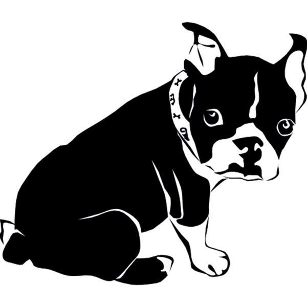 YAVRU KÖPEK FOLYO STİCKER 80cm Uzunluk - Image 1