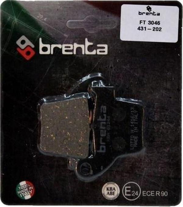Brenta 431-202 2002-2023 Honda CRF 450 R Uyumlu Arka Fren Balatası Organik Balata - Image 1