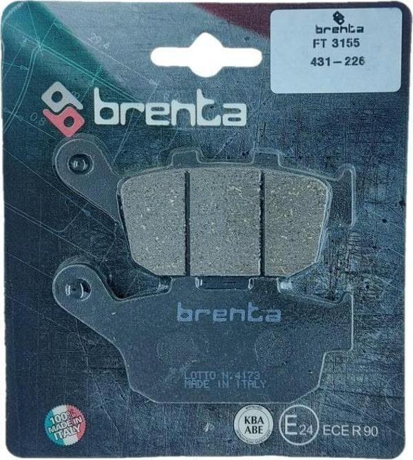 Brenta 431-226 2014-2023 Honda NC 750 X DCT Uyumlu Arka Fren Balatası Organik Balata - Image 1