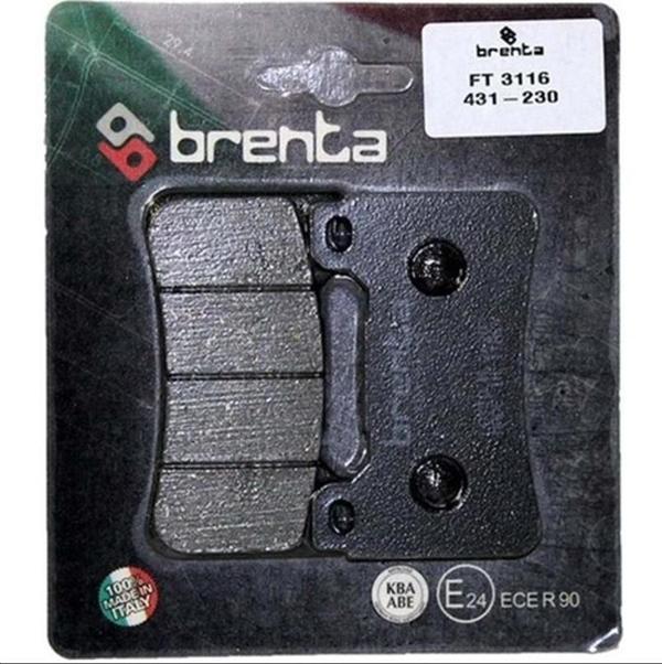 Brenta 431-230 2004-2016 Honda CBR 1000 RR Uyumlu Ön Fren Balatası Organik Balata - Image 1