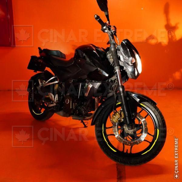 3 Parçalı Floresan Sarı Jant Şeridi Çınar Extreme - Image 1