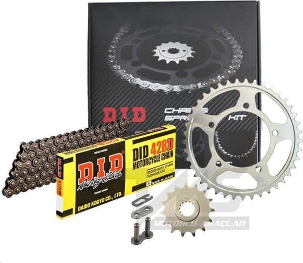 Did 428D-Sunstar 2004-2010 Honda CBR 125 R Uyumlu Zincir Dişli Set Çelik Renk - Image 1