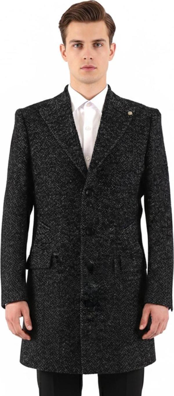 Erkek Slim Fit Kaban - Image 1