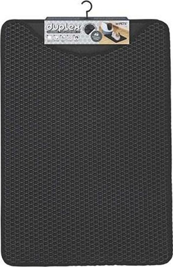 M-Pets Duplex Elekli Kedi Kumu Paspası Siyah 45x65 Cm - Image 1