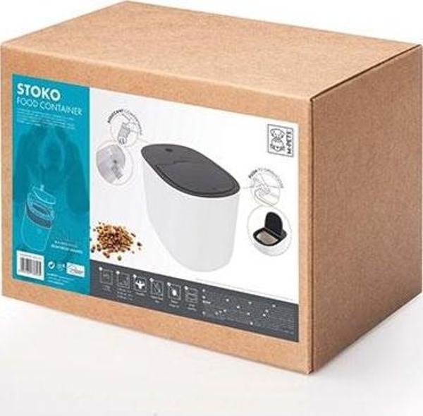 M-Pets Stoko Mama Saklama Kovası Beyaz 6 Kg - Image 1