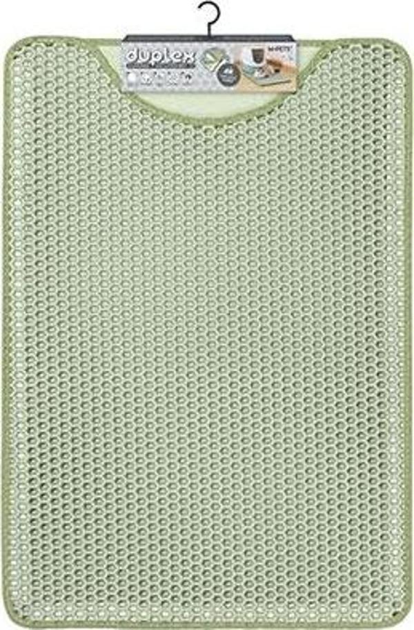 M-Pets Duplex Elekli Kedi Kumu Paspası Yeşil 45x65 Cm - Image 1