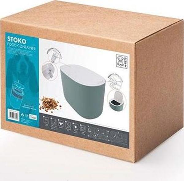 M-Pets Stoko Mama Saklama Kovası Yeşil 6 Kg - Image 1