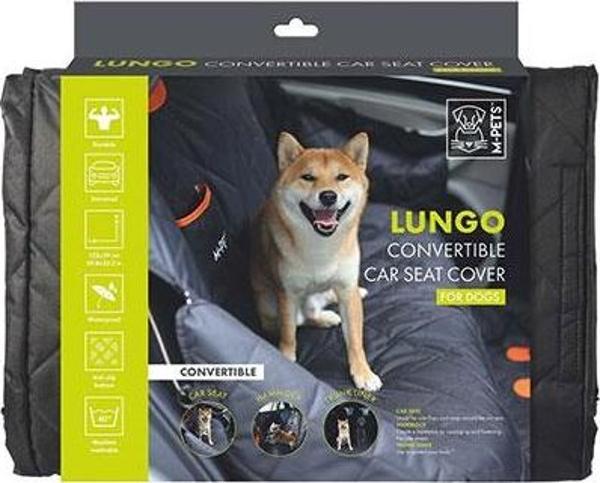 M-Pets Lungo Köpekler İçin Araç Koruma Örtüsü Siyah 152x59 Cm - Image 1